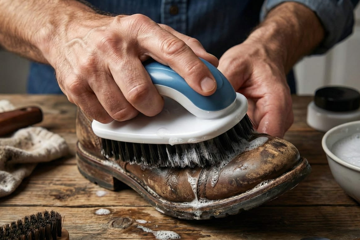 Plastic Shoes Brush (V-shape)