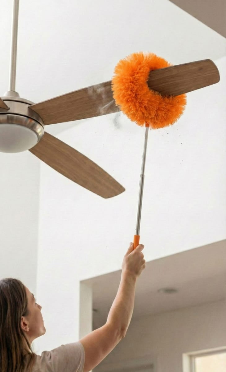 Round Dust Clean (Orange)