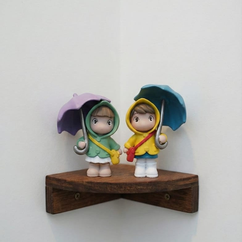 Umbrella Couple Miniature