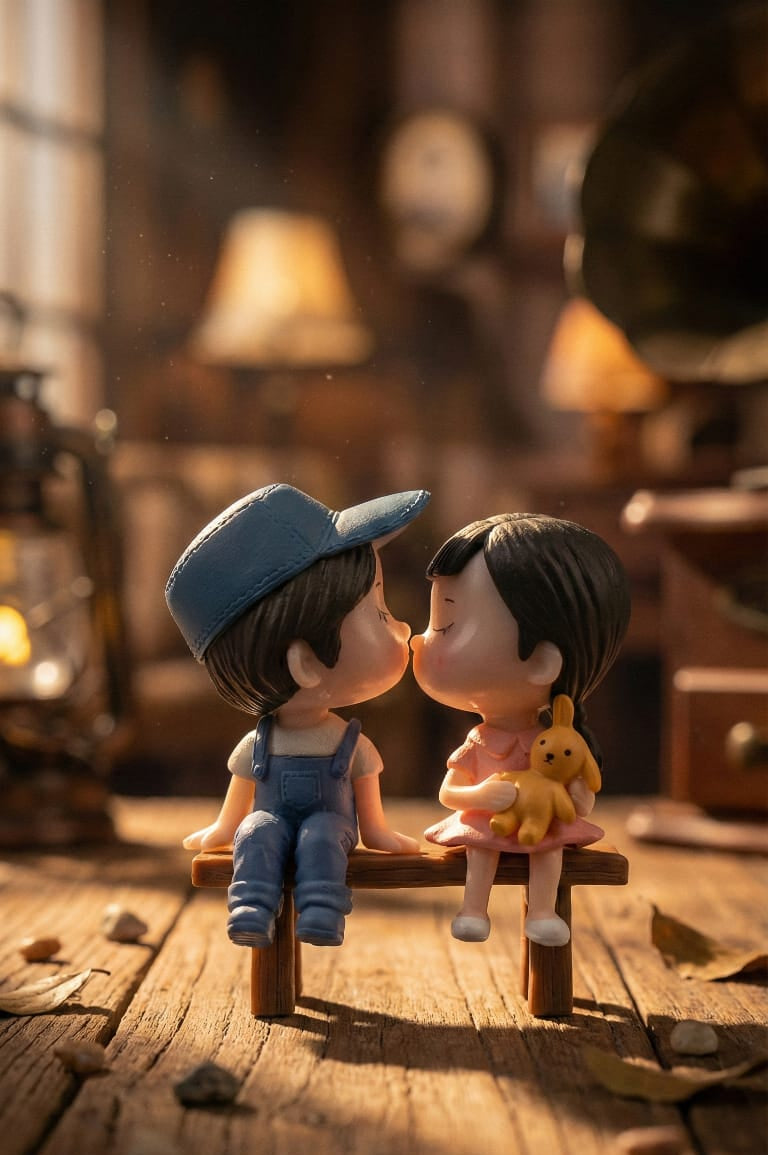 Kissing Couple Miniature