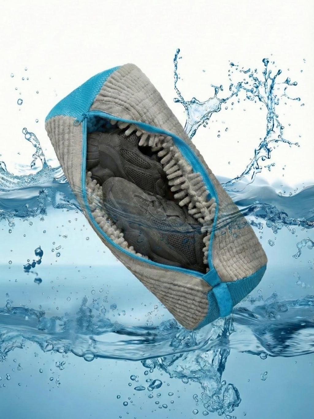 Shoes Cleaning Bag Grey