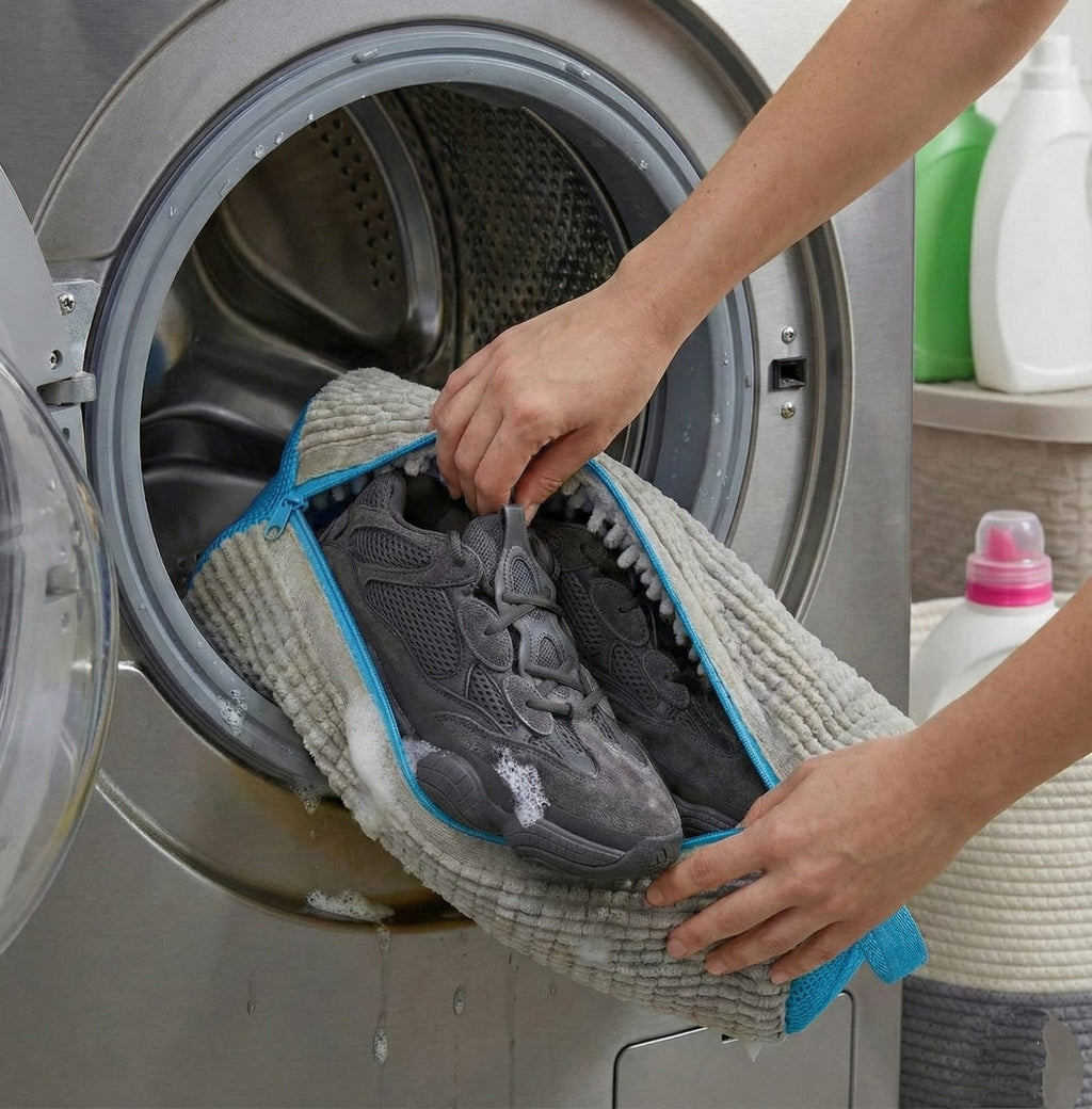 Shoes Cleaning Bag Grey