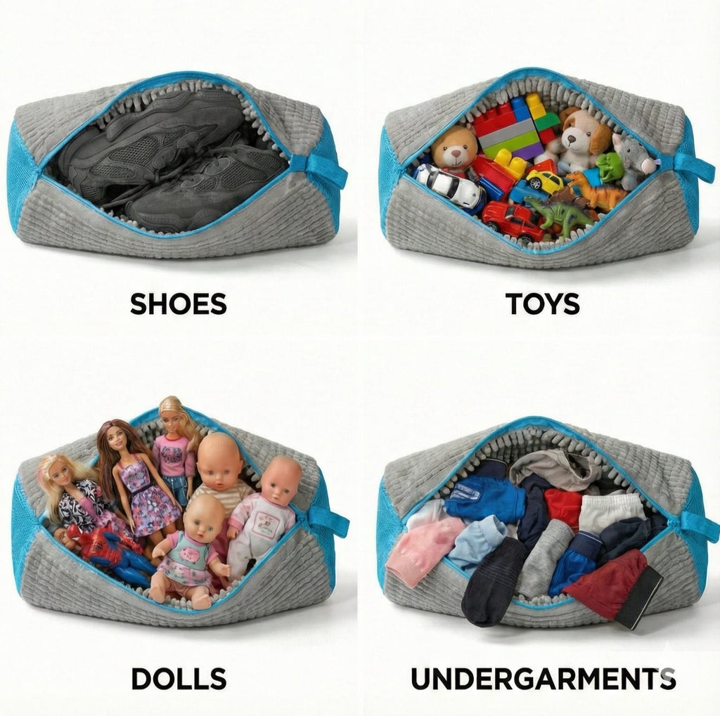 Shoes Cleaning Bag Grey