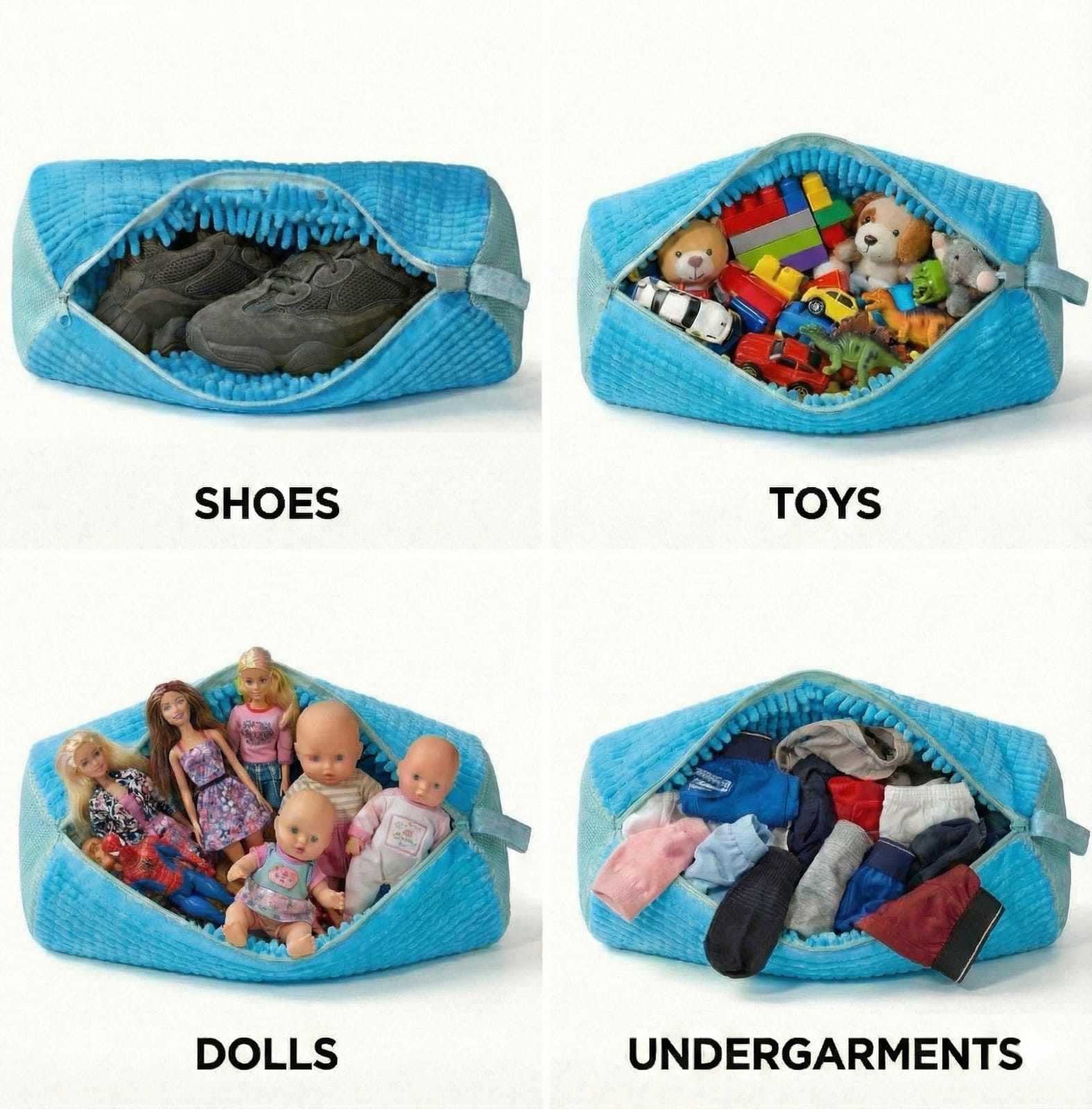 Shoes Cleaning Bag Blue